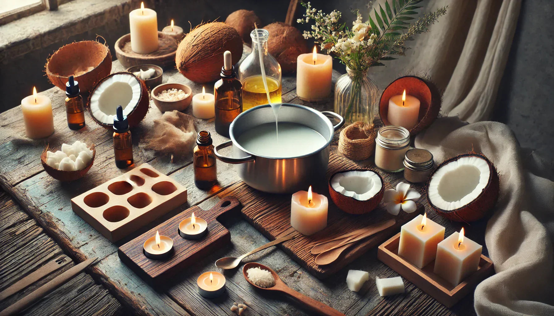 DIY Homemade Candles Coconut Wax Making Guideimage-alt