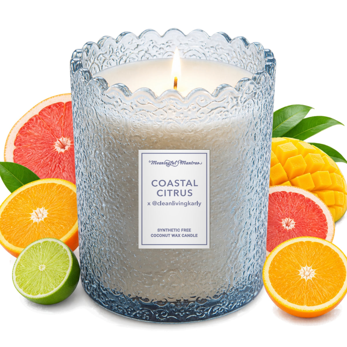 Coastal Citrus x @CleanLivingKarly Natural Candle 8oz Kaia Collectionimage-alt