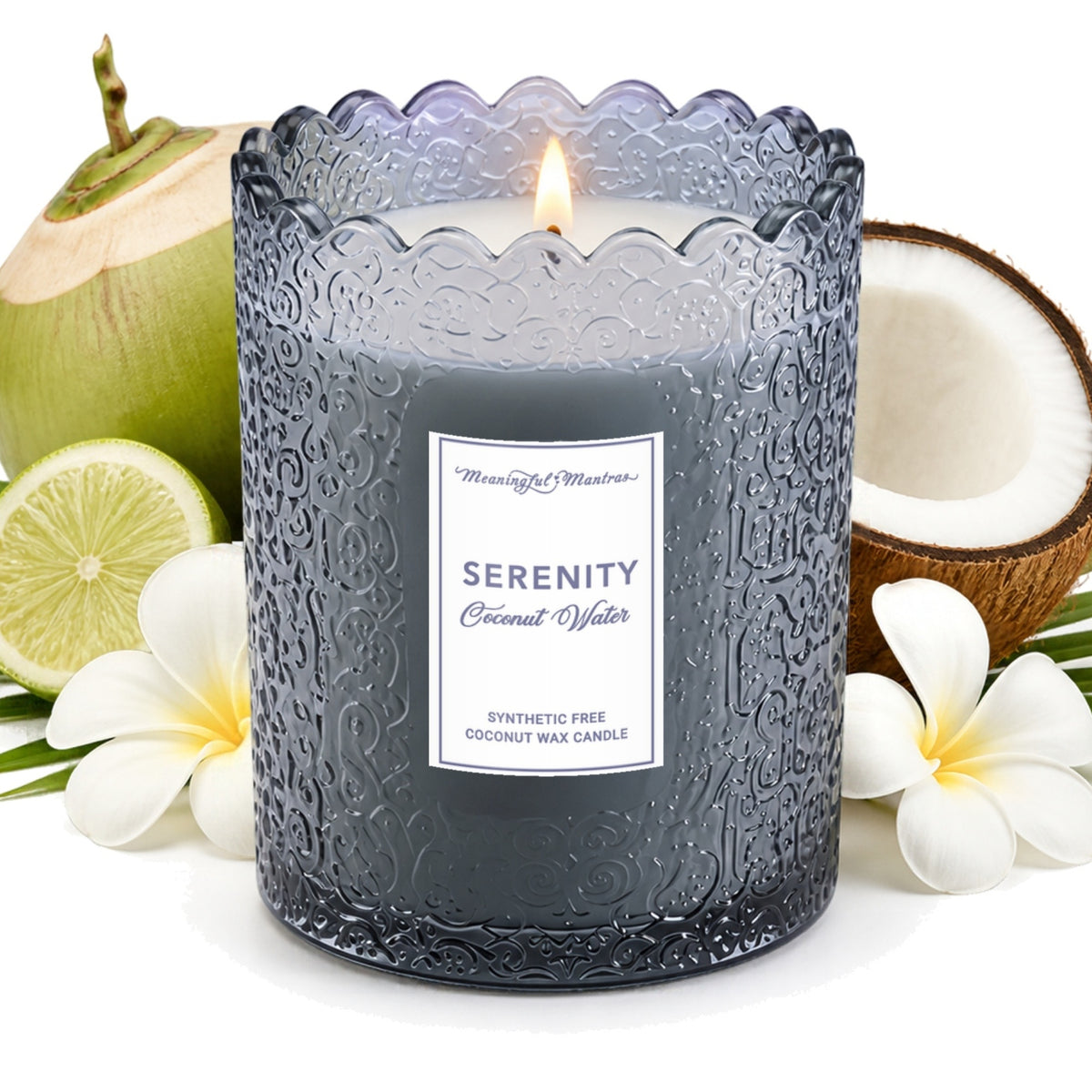 Coconut Water x @Dontletthemfoolyou2 Natural Candle 8oz Kaia Collectionimage-alt