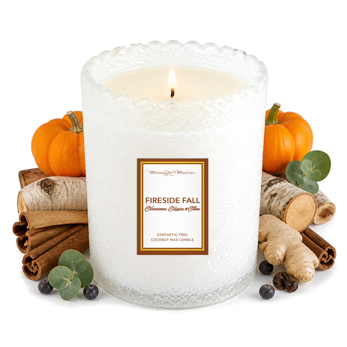 Fireside Fall Natural Candle 8oz Kaia Collectionimage-alt