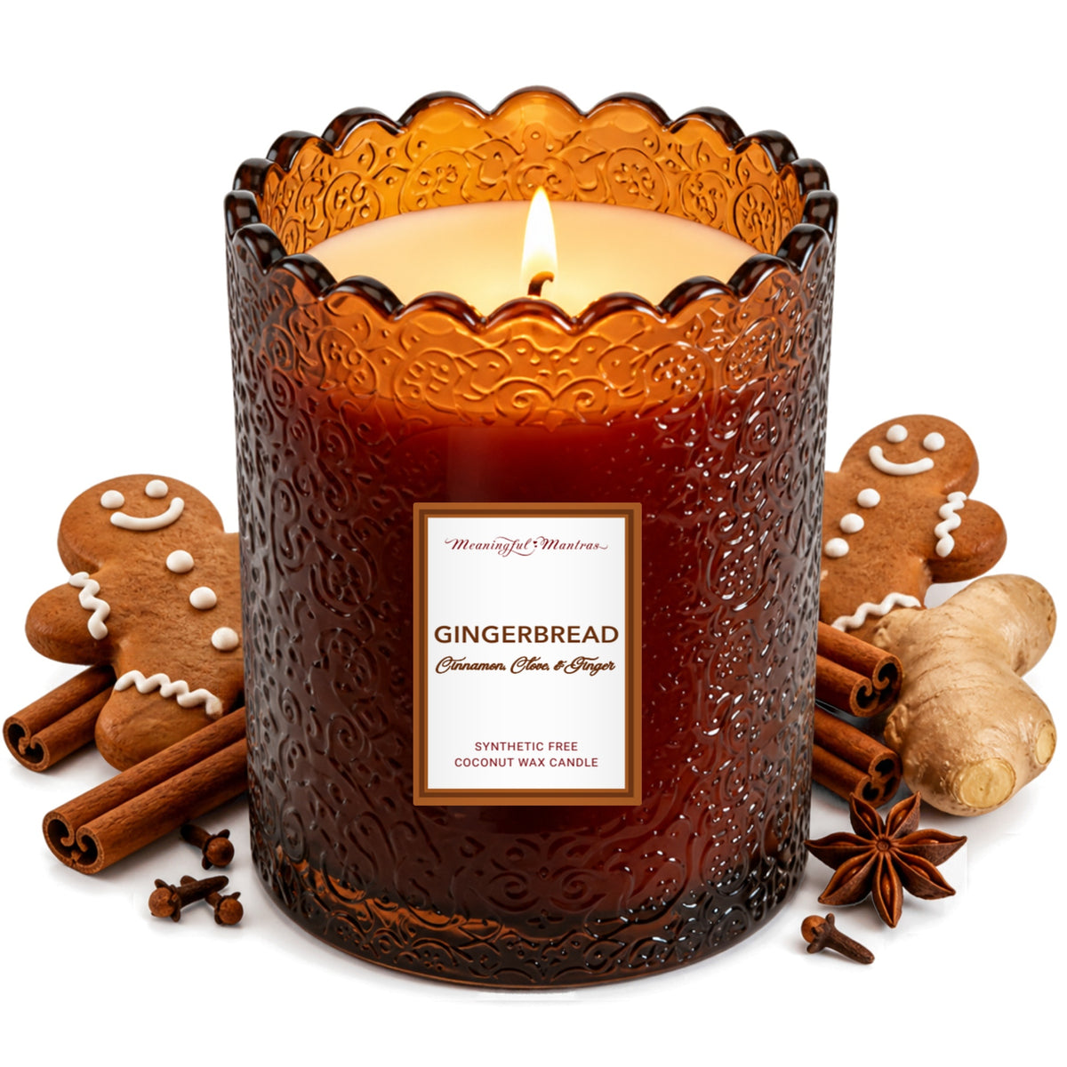 Gingerbread Natural Candle 8oz Kaia Collectionimage-alt