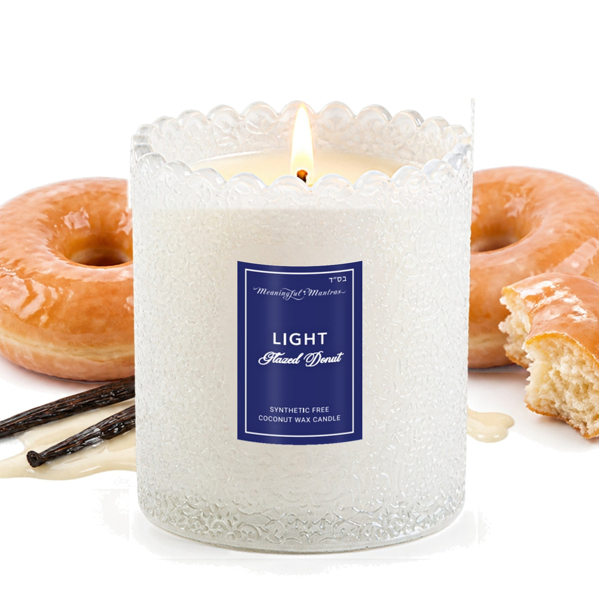 Glazed Donut Natural Candle 8oz Kaia Collectionimage-alt