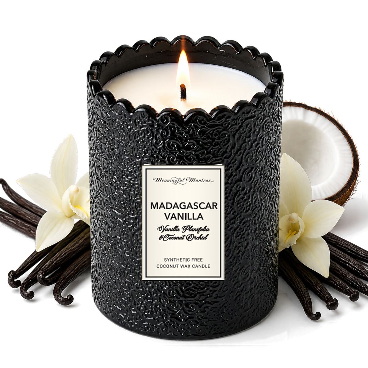 Madagascar Vanilla Natural Candle 8oz Kaia Collectionimage-alt