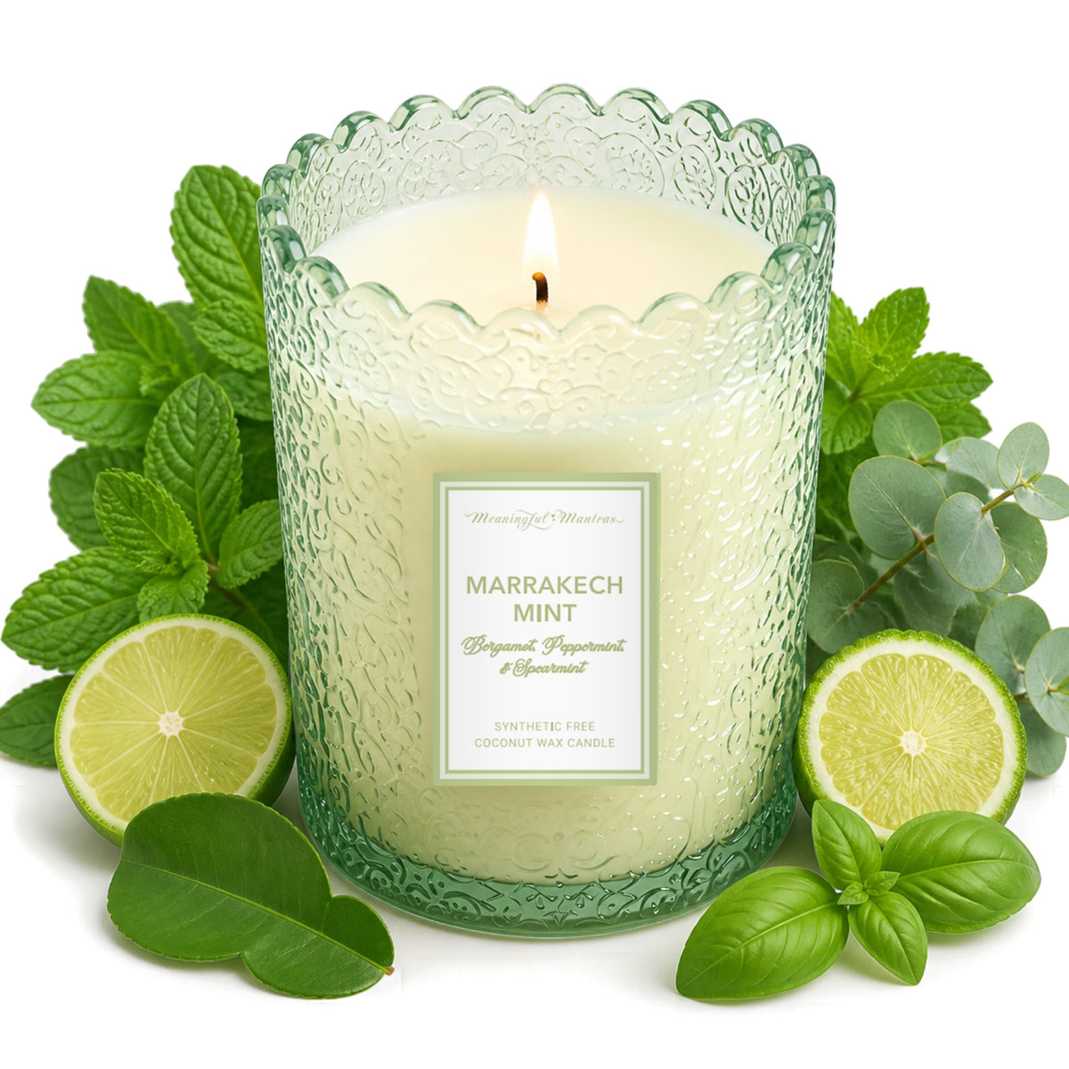 Marrakech Mint Natural Candle 8oz Kaia Collectionimage-alt