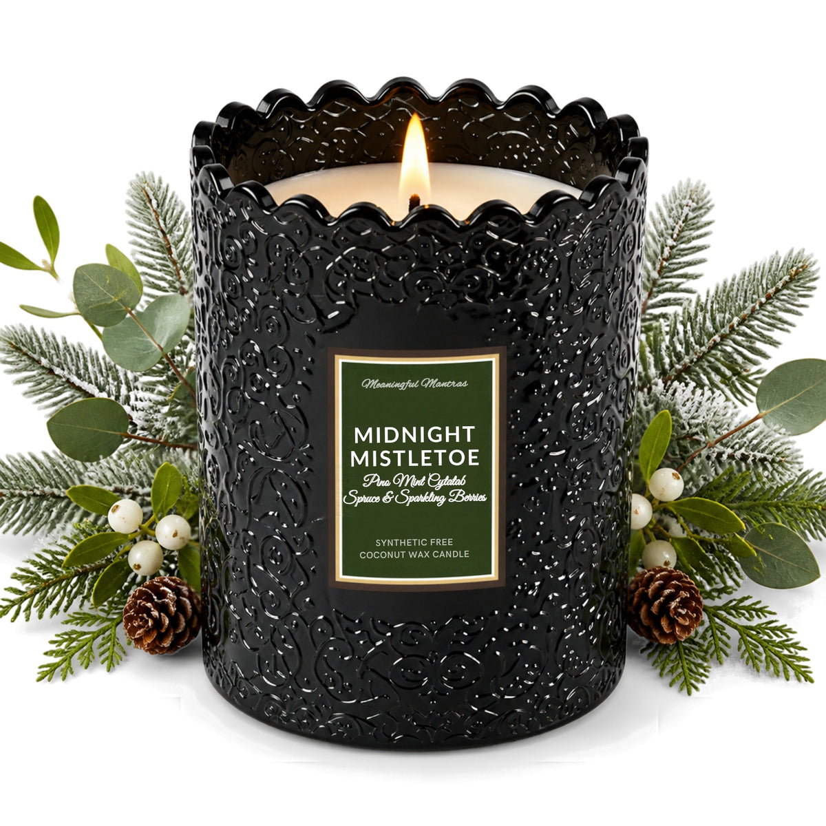 Midnight Mistletoe Natural Candle 8oz Kaia Collectionimage-alt