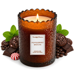 Peppermint Mocha Natural Candle 8oz Kaia Collectionimage-alt