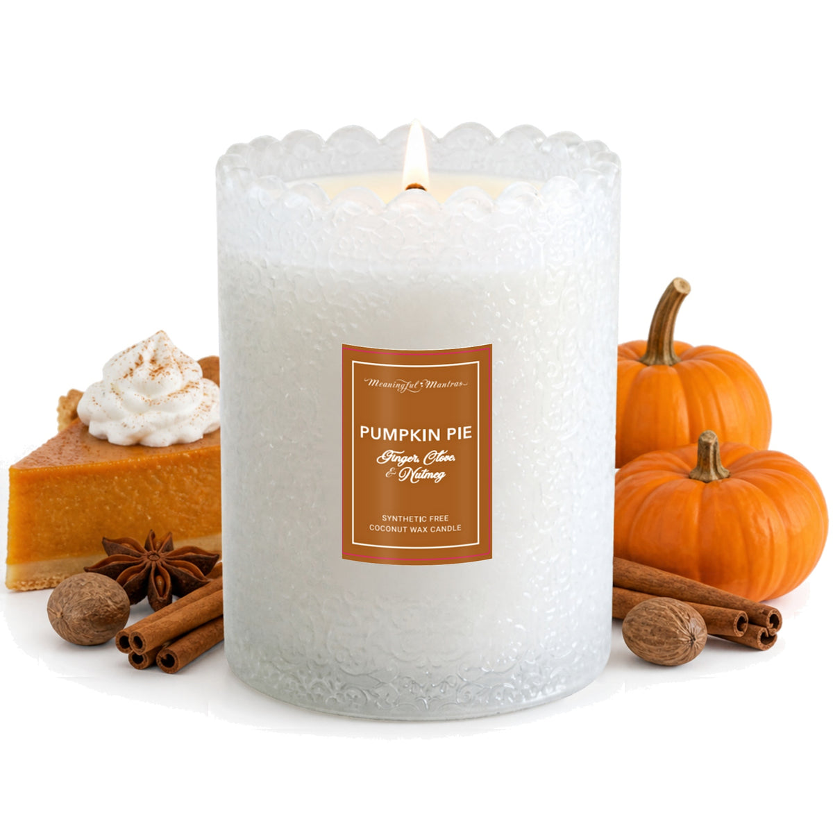 Pumpkin Pie Natural Candle 8oz Kaia Collectionimage-alt