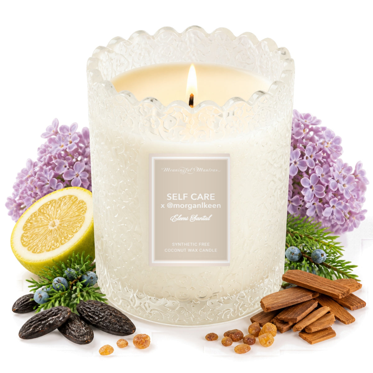 Self Care x @Morganlkeen Natural Candle 8oz Kaia Collectionimage-alt
