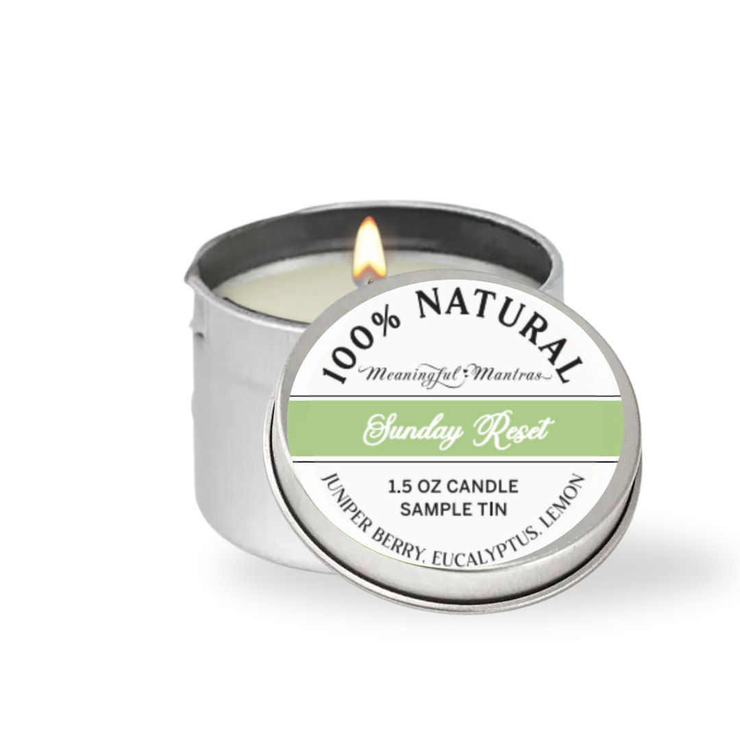 1.5oz Sunday Reset Fresh Linen Tin Candleimage-alt