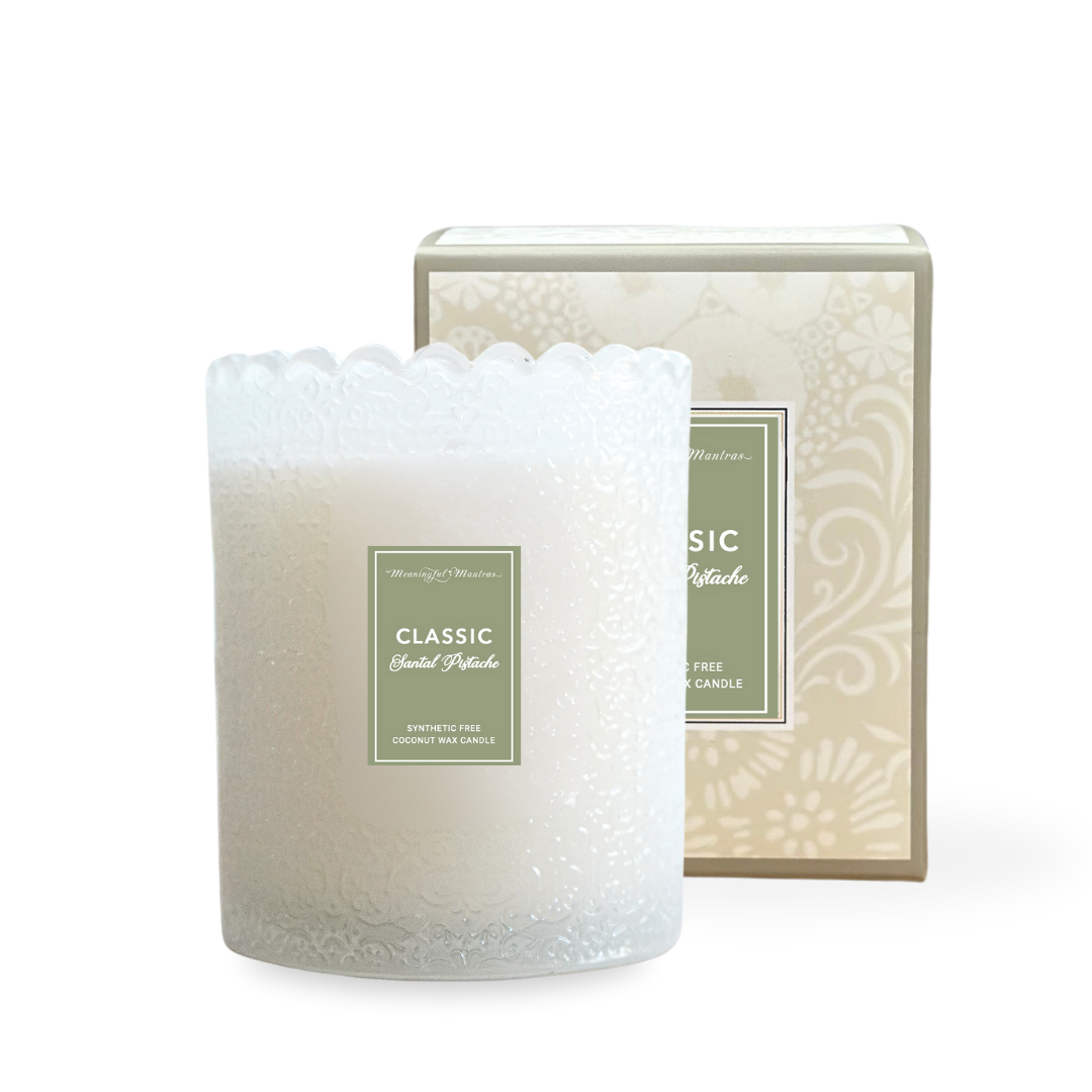 Santal Pistache Natural Candle 8oz Kaia Collectionimage-alt