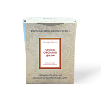 Spiced Orchard Apple Cider Natural Candle 8oz Kaia Collection Refillimage-alt