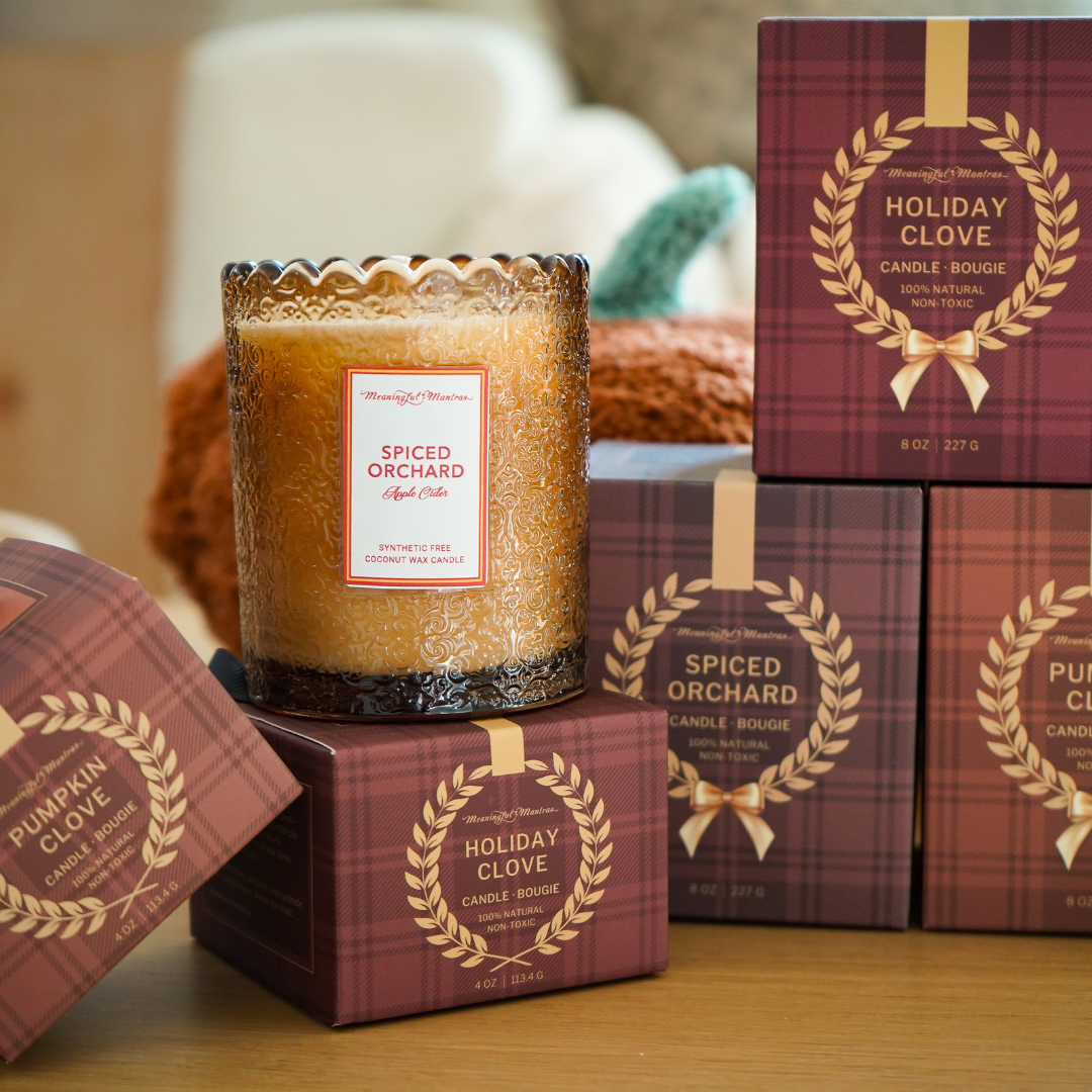 Spiced Orchard Apple Cider Natural Candle 8oz Kaia Collectionimage-alt