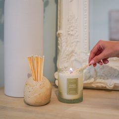 Santal Pistache Natural Candle 8oz Kaia Collectionimage-alt