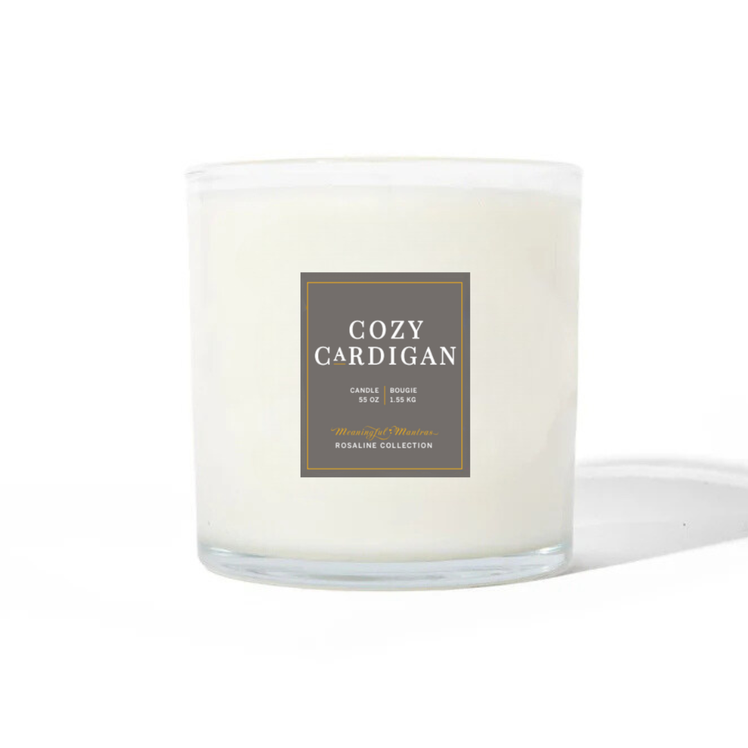 Cozy Cardigan Natural Candle 55oz Rosaline Collectionimage-alt