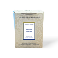 Amarea Sicilian Lemon Natural Candle 8oz Kaia Collection Refillimage-alt