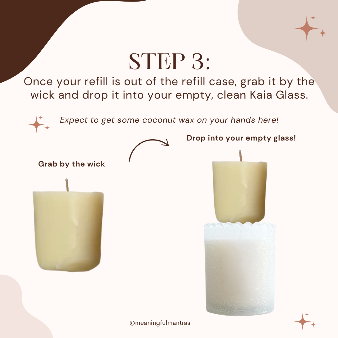 Vanilla Eggnog Natural Candle 8oz Kaia Collection Refillimage-alt