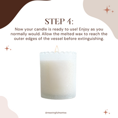 Vanilla Eggnog Natural Candle 8oz Kaia Collection Refillimage-alt