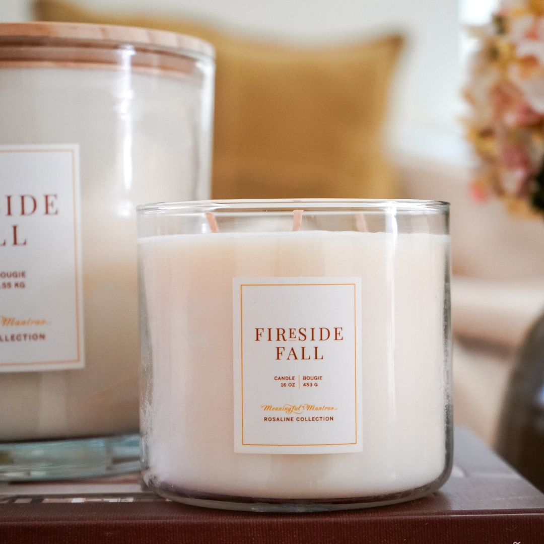 Fireside Fall Natural Candle 16oz 3-Wickimage-alt