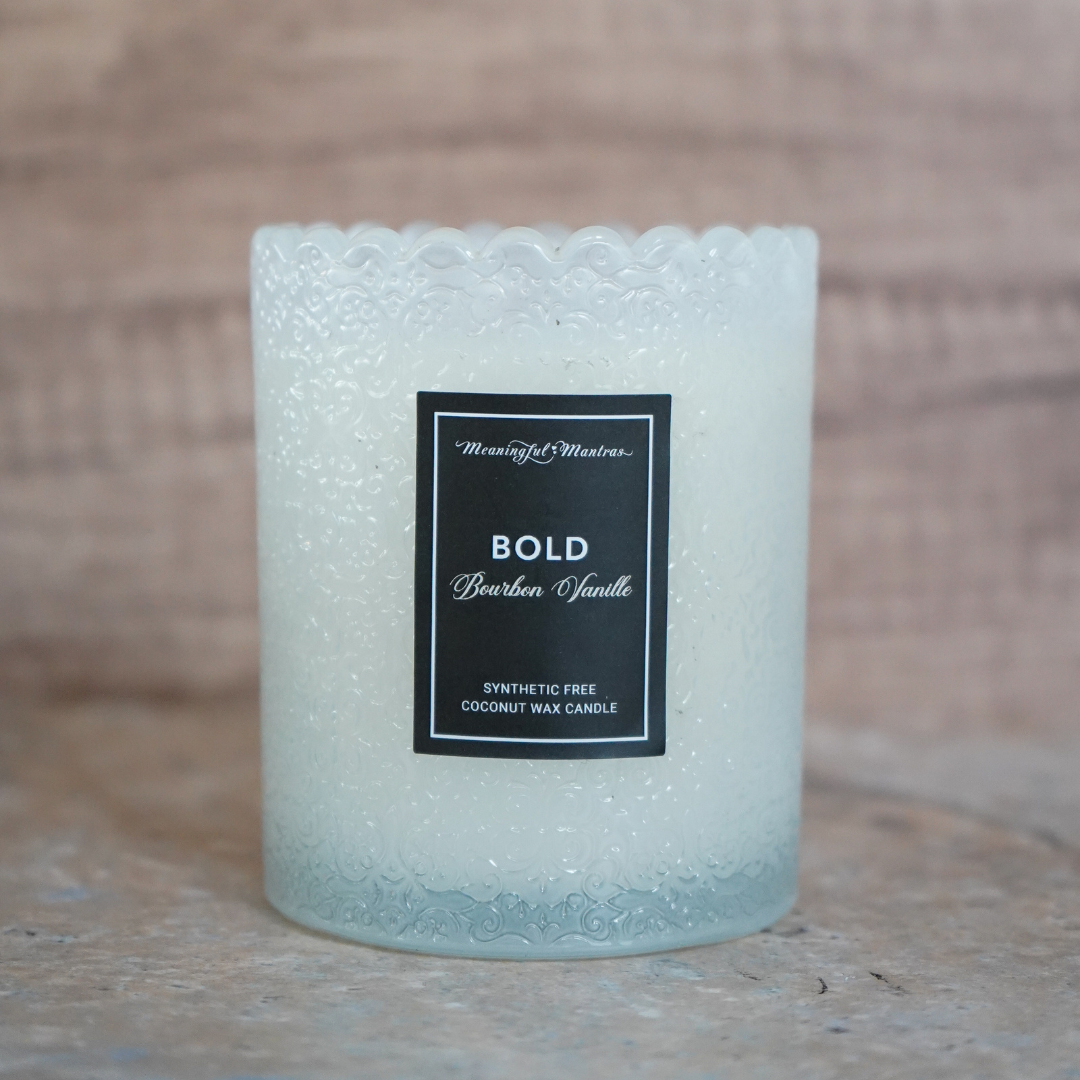 Bold Bourbon Vanille Natural Candle 8oz Kaia Collection