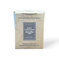 Cozy Cardigan Natural Candle 8oz Kaia Collection Refillimage-alt