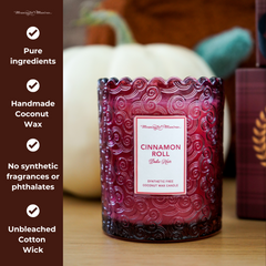 Cinnamon Roll Natural Candle 8oz Kaia Collectionimage-alt