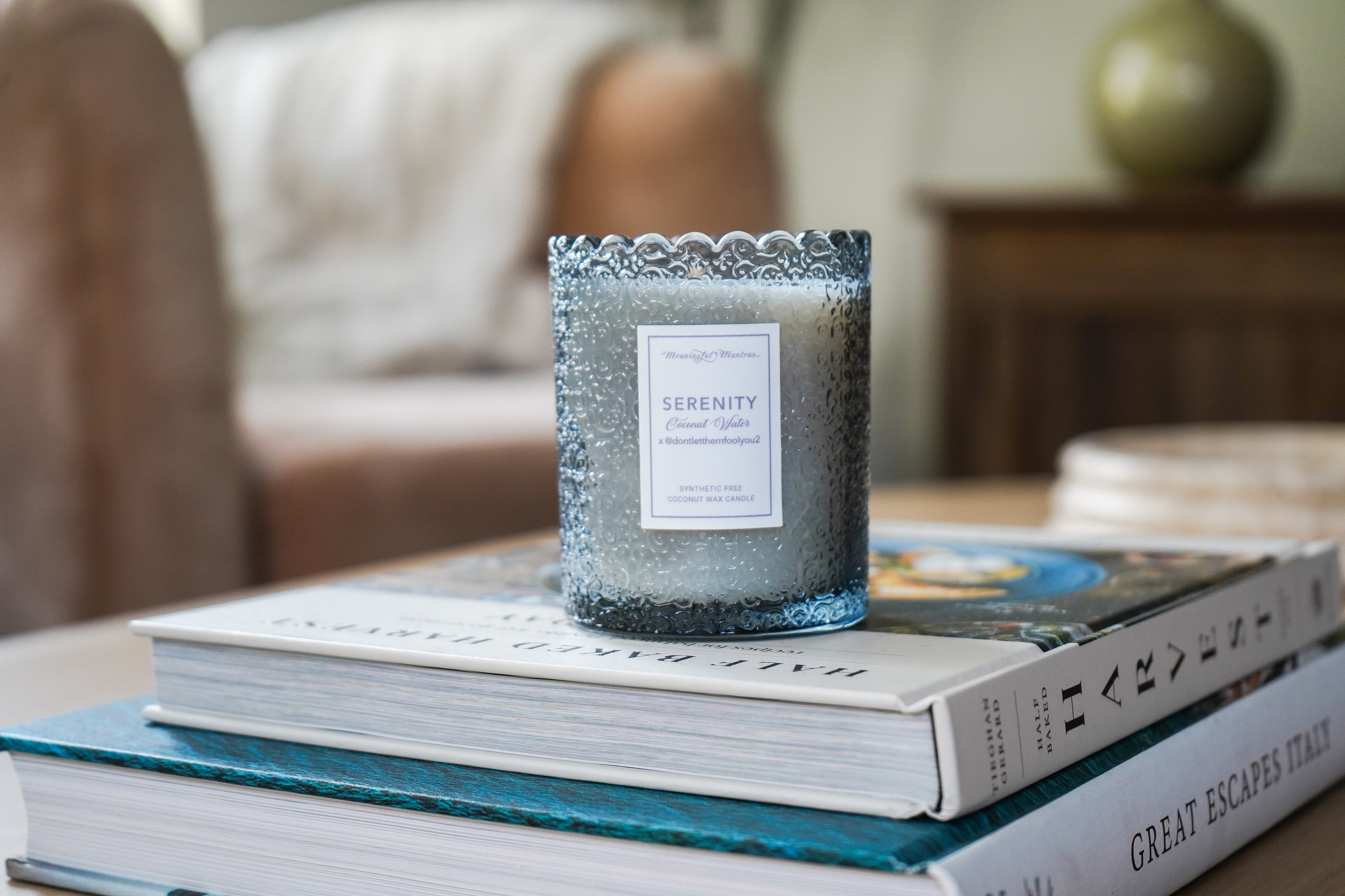 Coconut Water x @Dontletthemfoolyou2 Natural Candle 8oz Kaia Collectionimage-alt