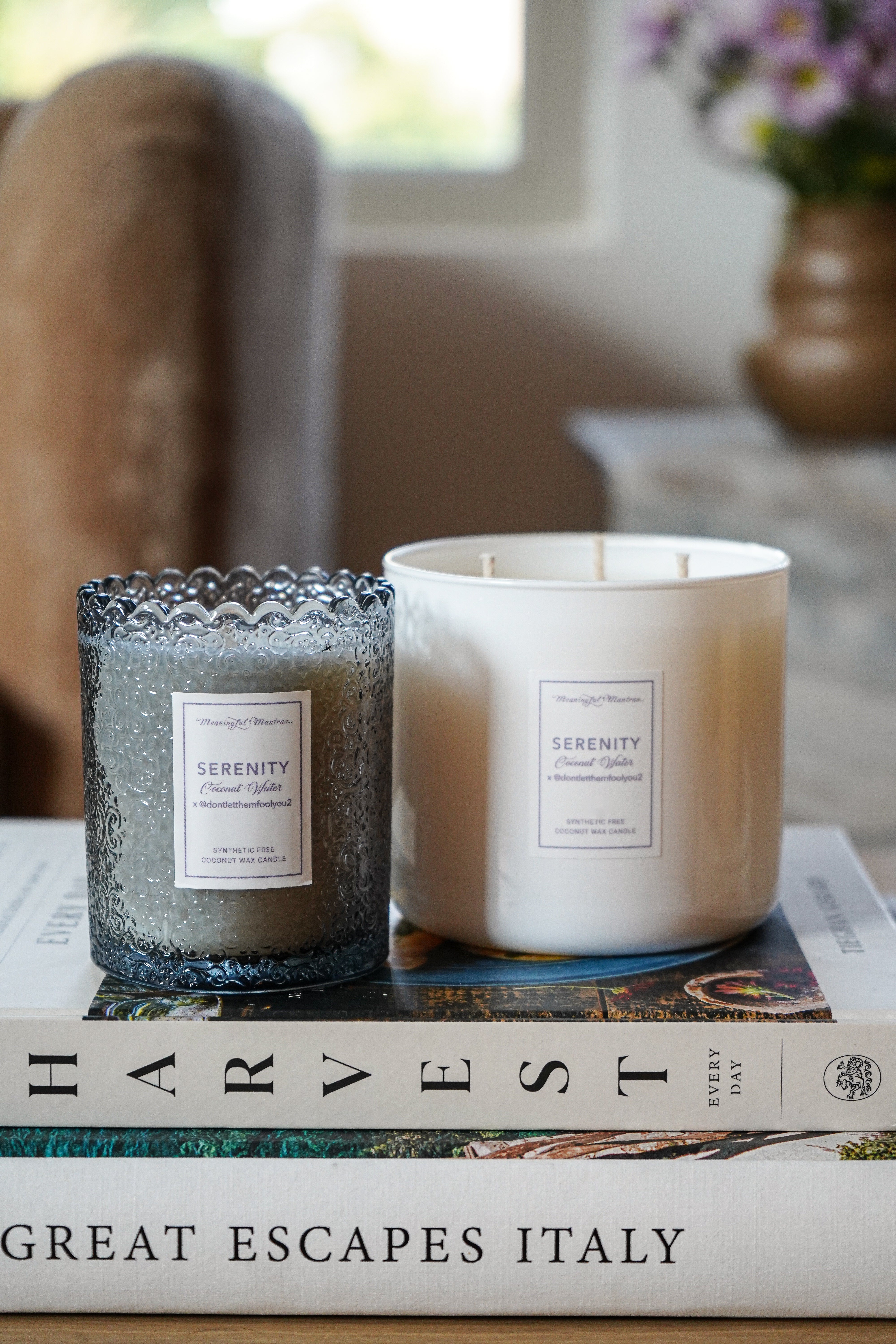 Coconut Water x @Dontletthemfoolyou2 Natural Candle 8oz Kaia Collectionimage-alt