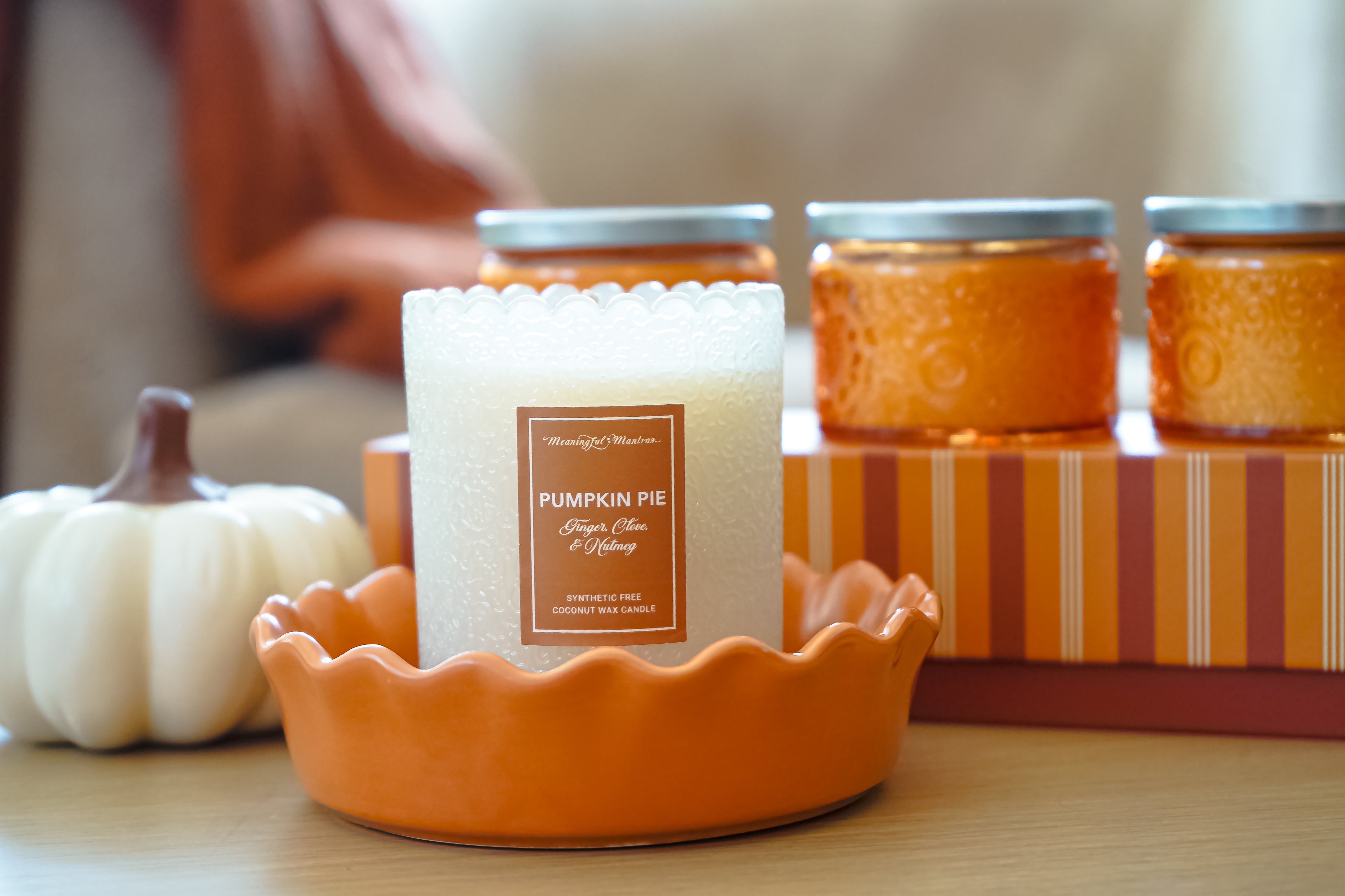 Pumpkin Pie Natural Candle 8oz Kaia Collectionimage-alt