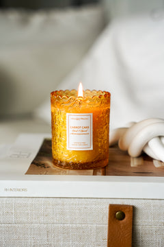 Carrot Cake x @TheTransparentCarrot Natural Candle 8oz Kaia Collectionimage-alt