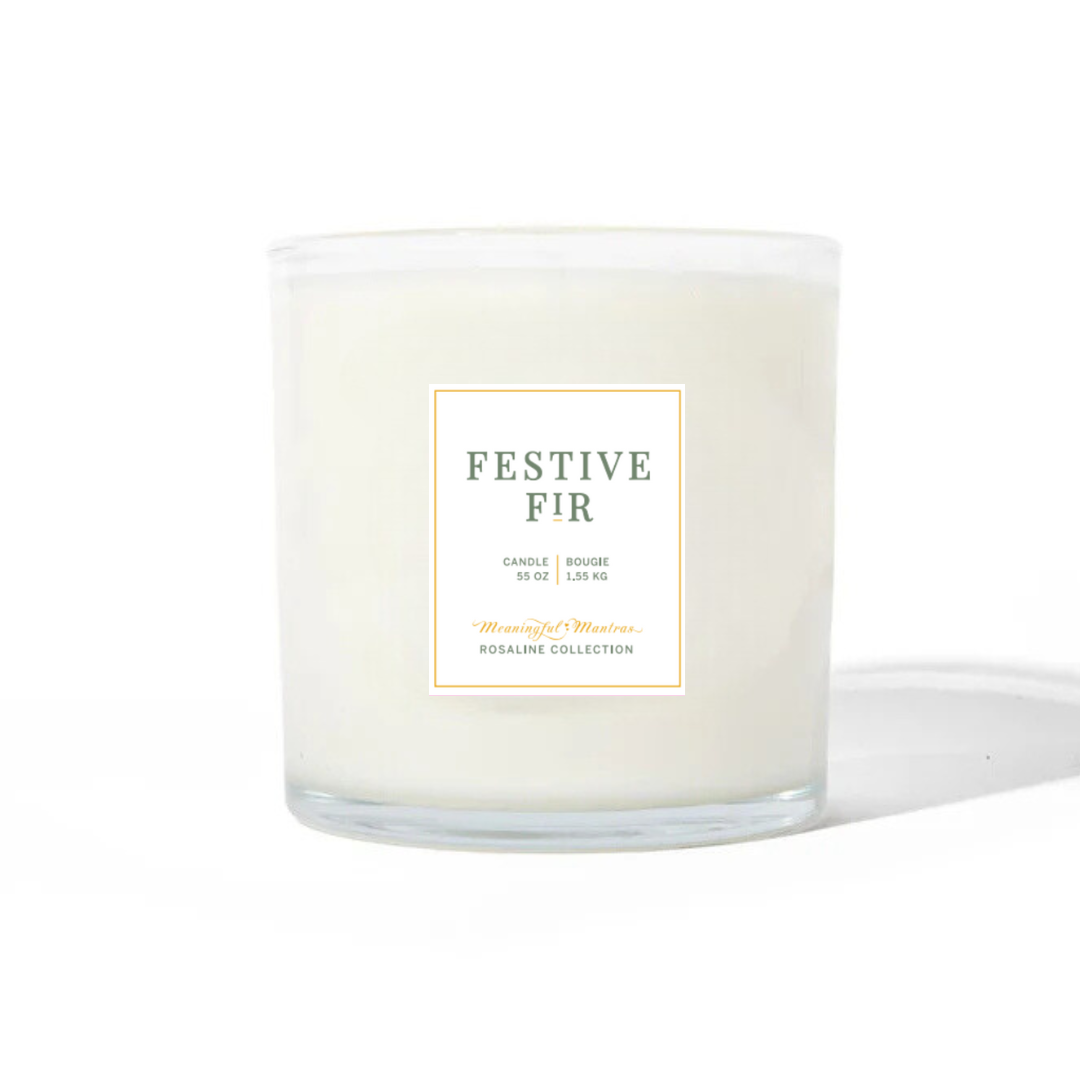 Festive Fir 55oz Natural Wax Candleimage-alt