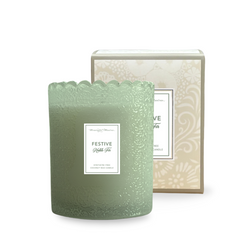 Festive noble fir candle with boximage-alt