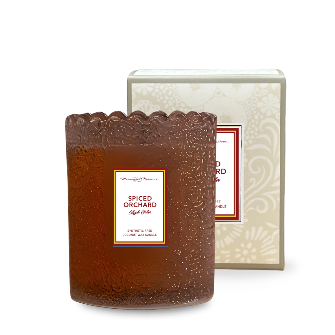 Spiced Orchard Apple Cider Natural Candle 8oz Kaia Collectionimage-alt