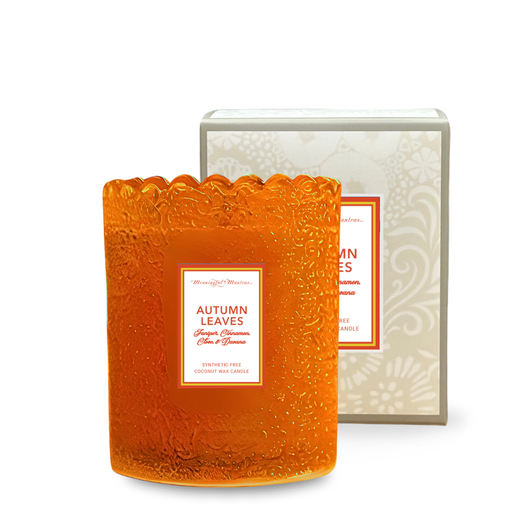 Autumn Leaves Natural Candle 8oz Kaia Collectionimage-alt