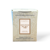 Maple Pecan Natural Candle 8oz Kaia Collection Refillimage-alt