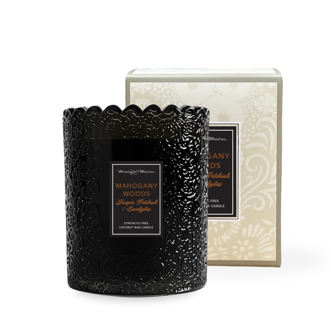 Mahogany Woods Natural Candle 8oz Kaia Collectionimage-alt