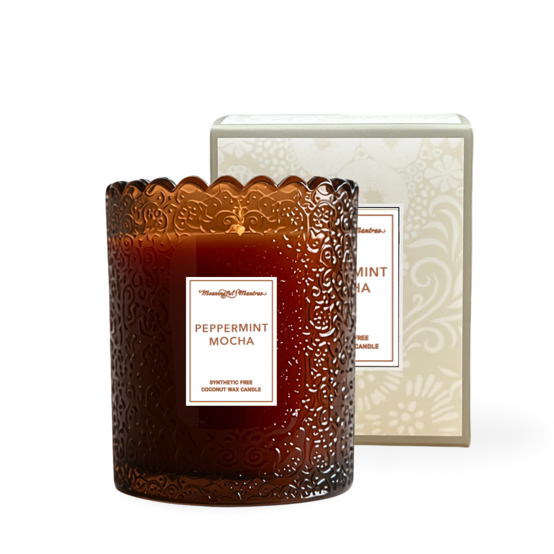 Peppermint Mocha Natural Candle 8oz Kaia Collectionimage-alt