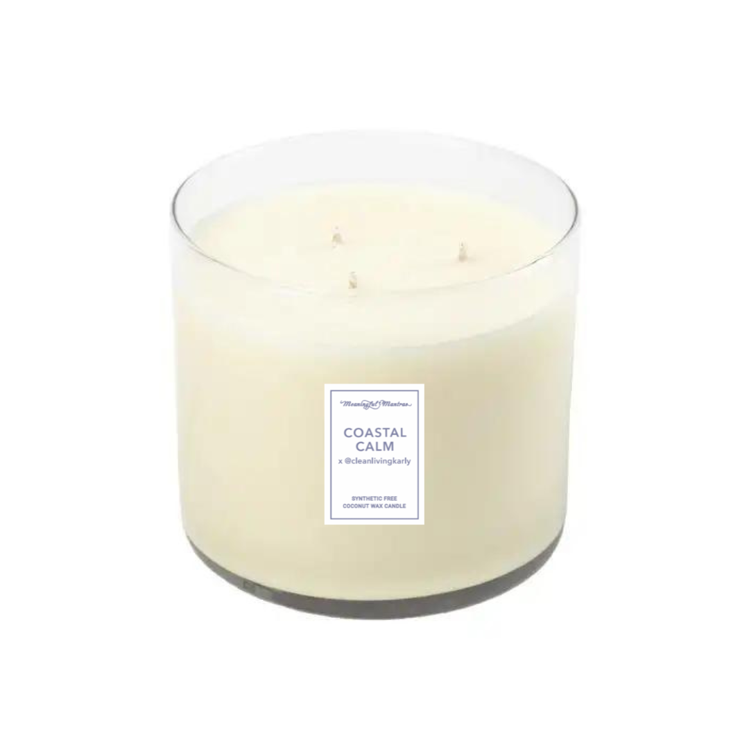 Coastal Calm x @CleanLivingKarly Natural Candle 8oz Kaia Collectionimage-alt