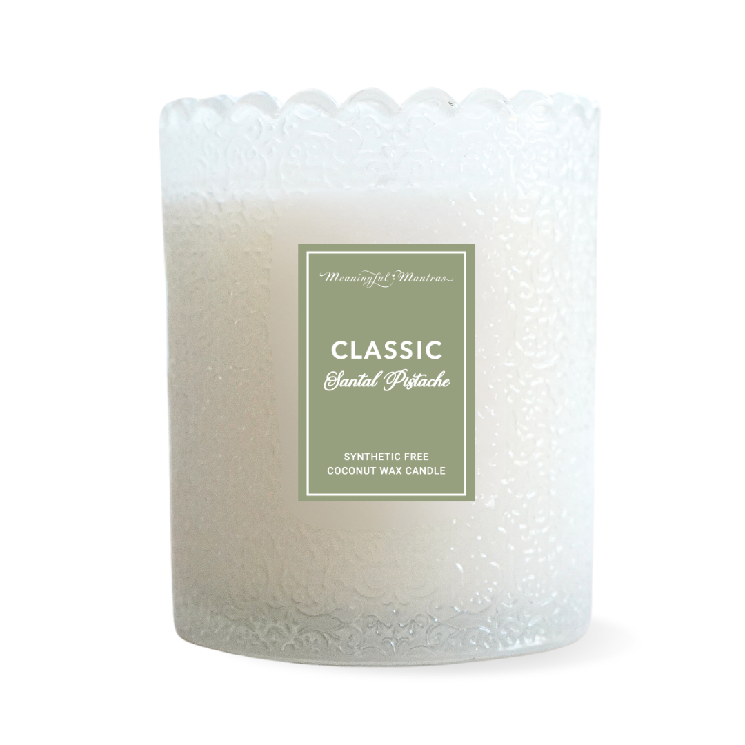 Santal Pistache Natural Candle 8oz Kaia Collectionimage-alt