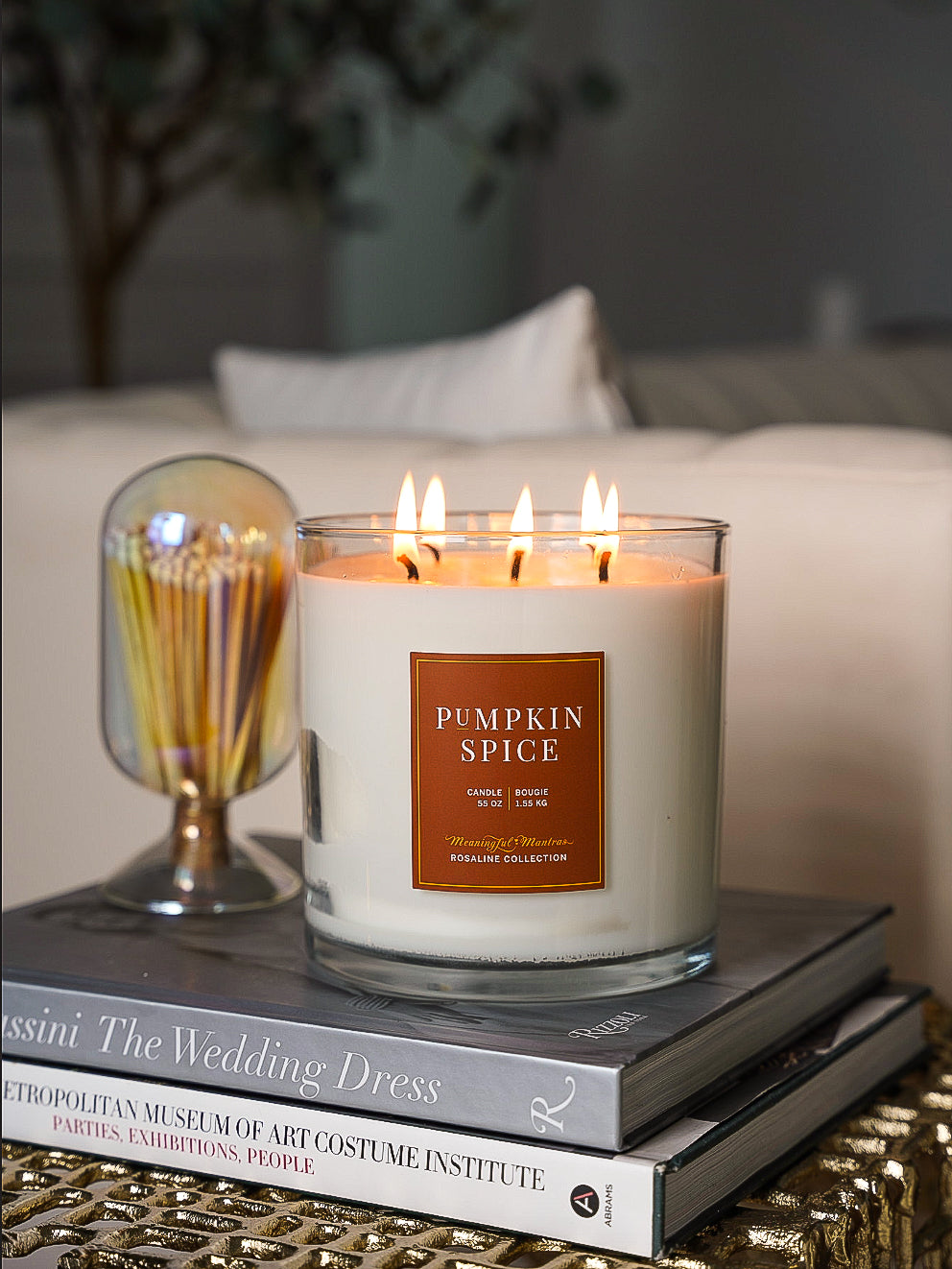 Pumpkin Spice 55oz Natural Candle Litimage-alt