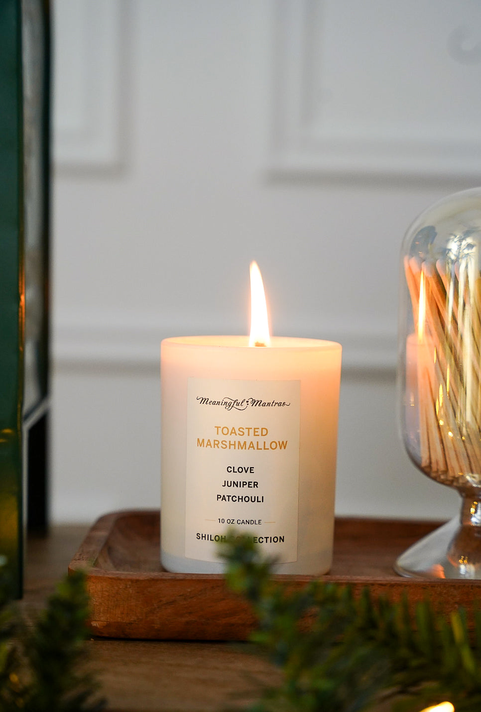 Toasted Marshmallow Natural Candle 10oz Shiloh Collectionimage-alt