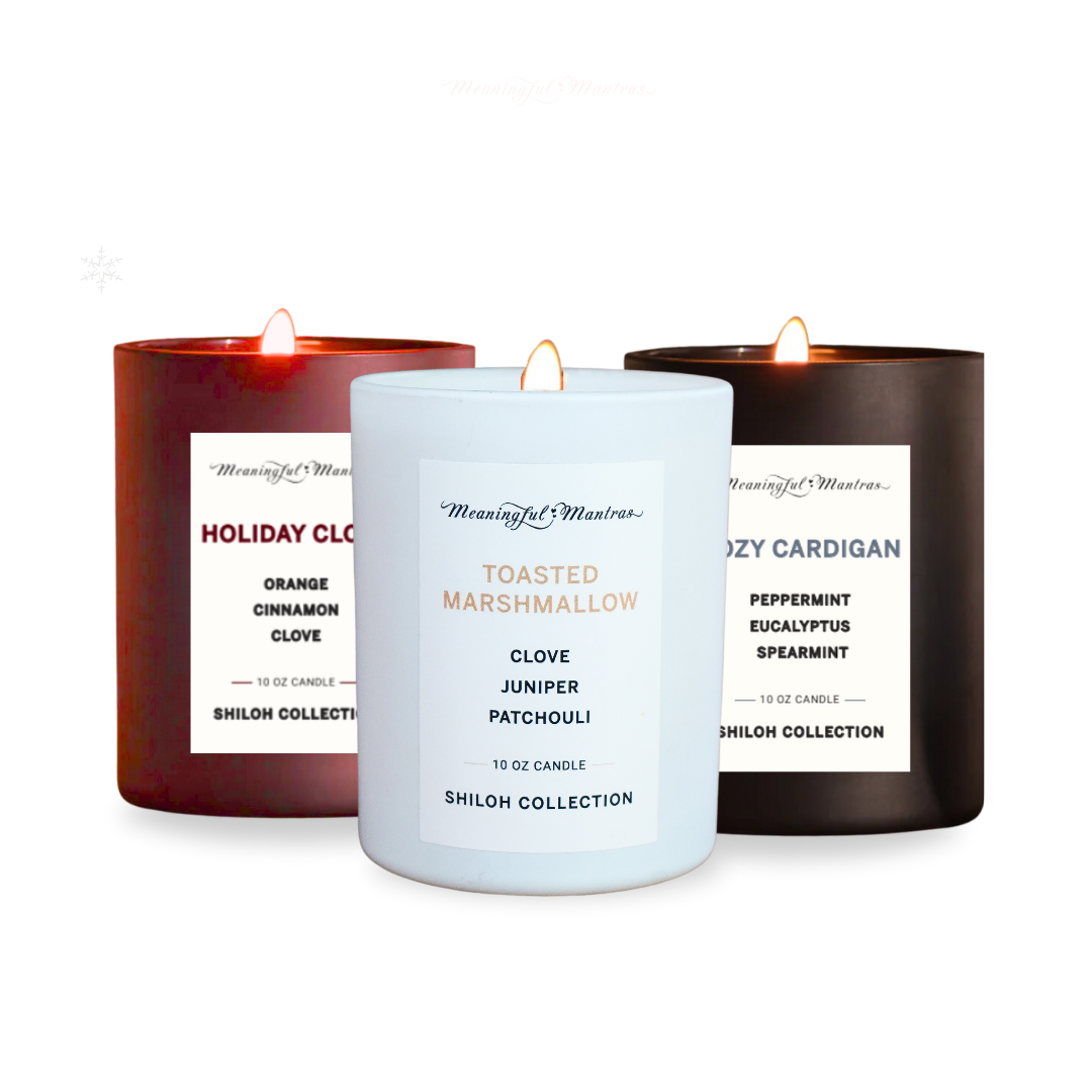 Cheerful Holiday Trio Natural Candle 10oz Shiloh Collectionimage-alt