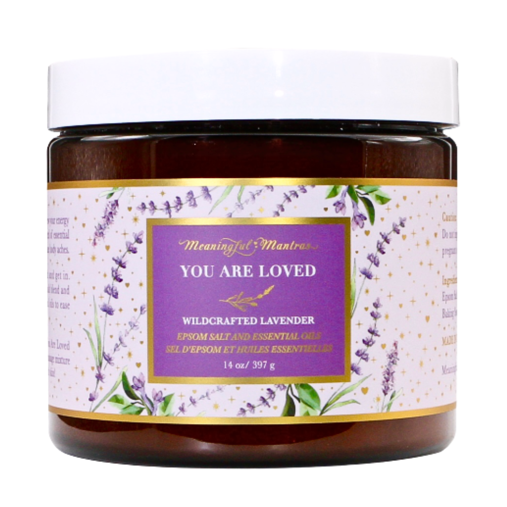 You Are Loved Wildcrafted French Lavender 14oz Epsom Saltimage-alt