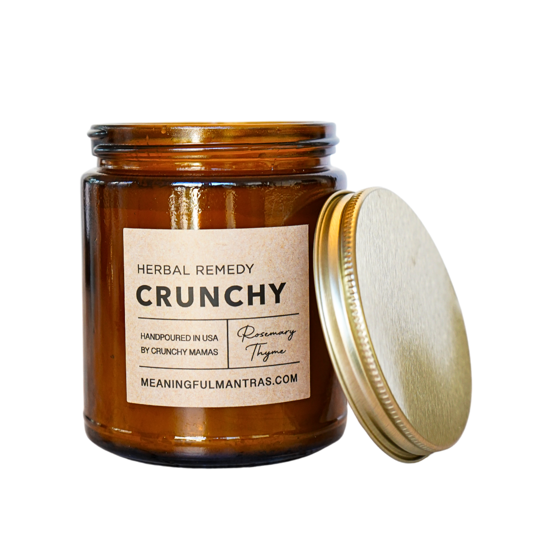 Crunchy Herbal Remedy Natural Candleimage-alt