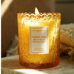 Carrot Cake x @TheTransparentCarrot Natural Candle 8oz Kaia Collectionimage-alt