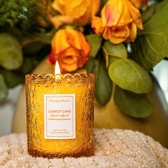 Carrot Cake x @TheTransparentCarrot Natural Candle 8oz Kaia Collectionimage-alt