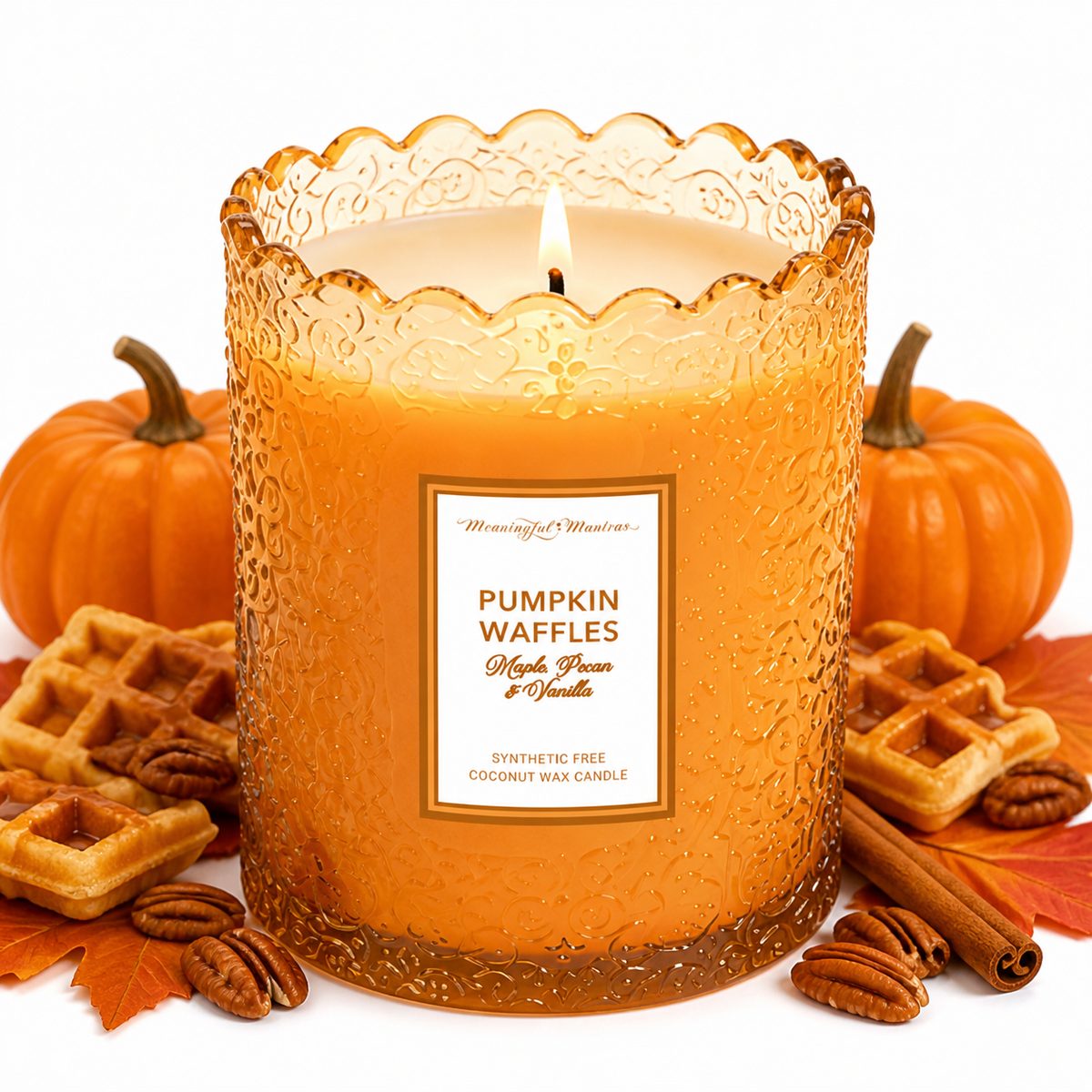 Pumpkin Waffles Natural Candle 8oz Kaia Collectionimage-alt