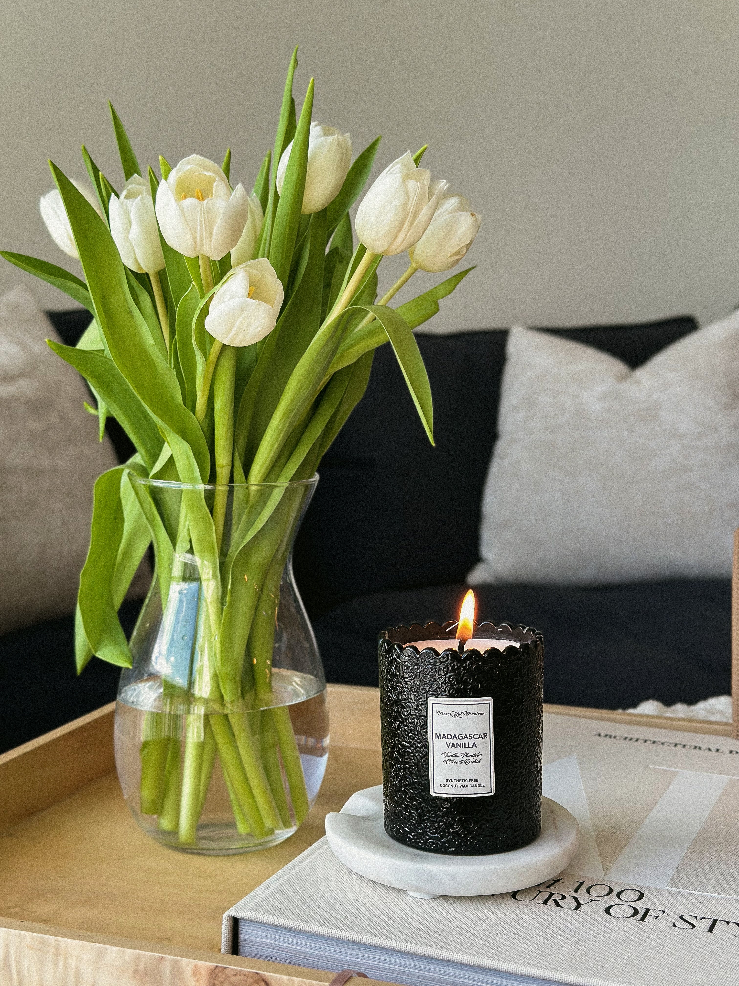 Madagascar Vanilla Natural Candle 8oz Kaia Collectionimage-alt