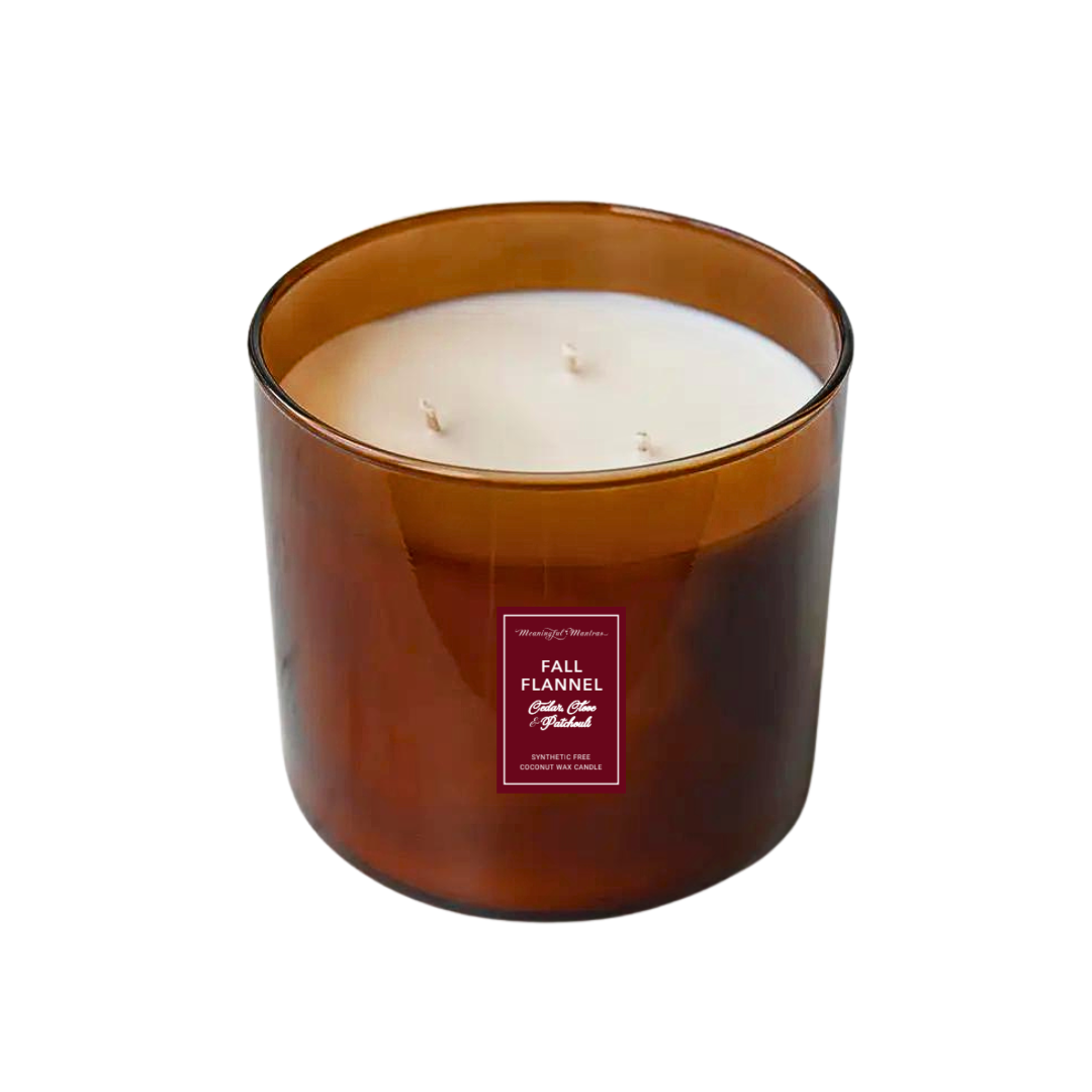 3-Wick Fall Flannel Natural 16oz Candleimage-alt