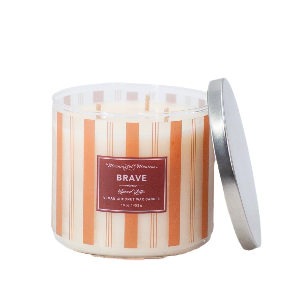 Festive 3-Wick Spiced Latte 16oz Candleimage-alt