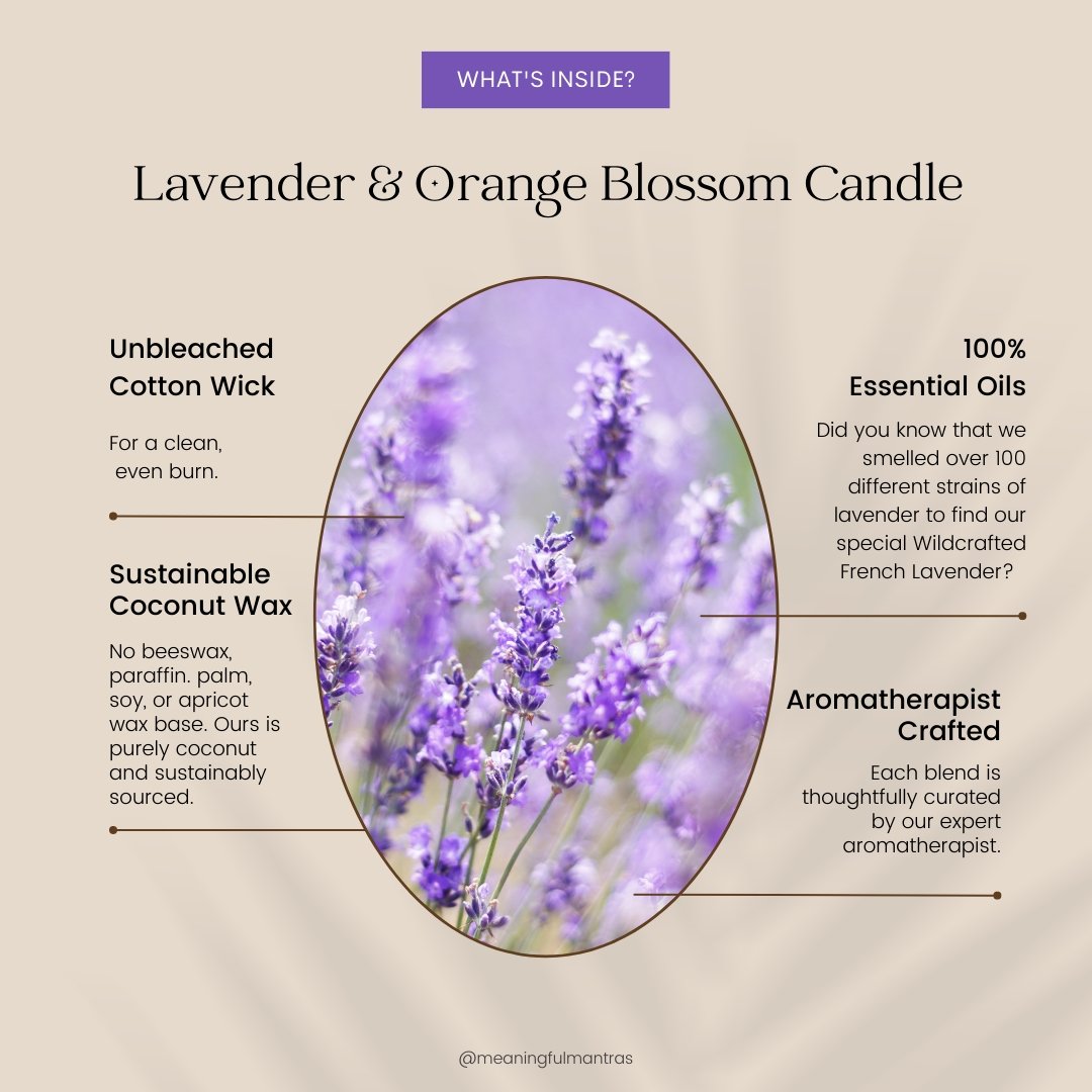 You Are Loved Lavender & Orange Blossom Candle
